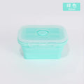 4PS Collapsible Food Storage Containers with Lids & Vent,, Kitchen Stacking Silicone Collapsible Meal Prep Container Set For