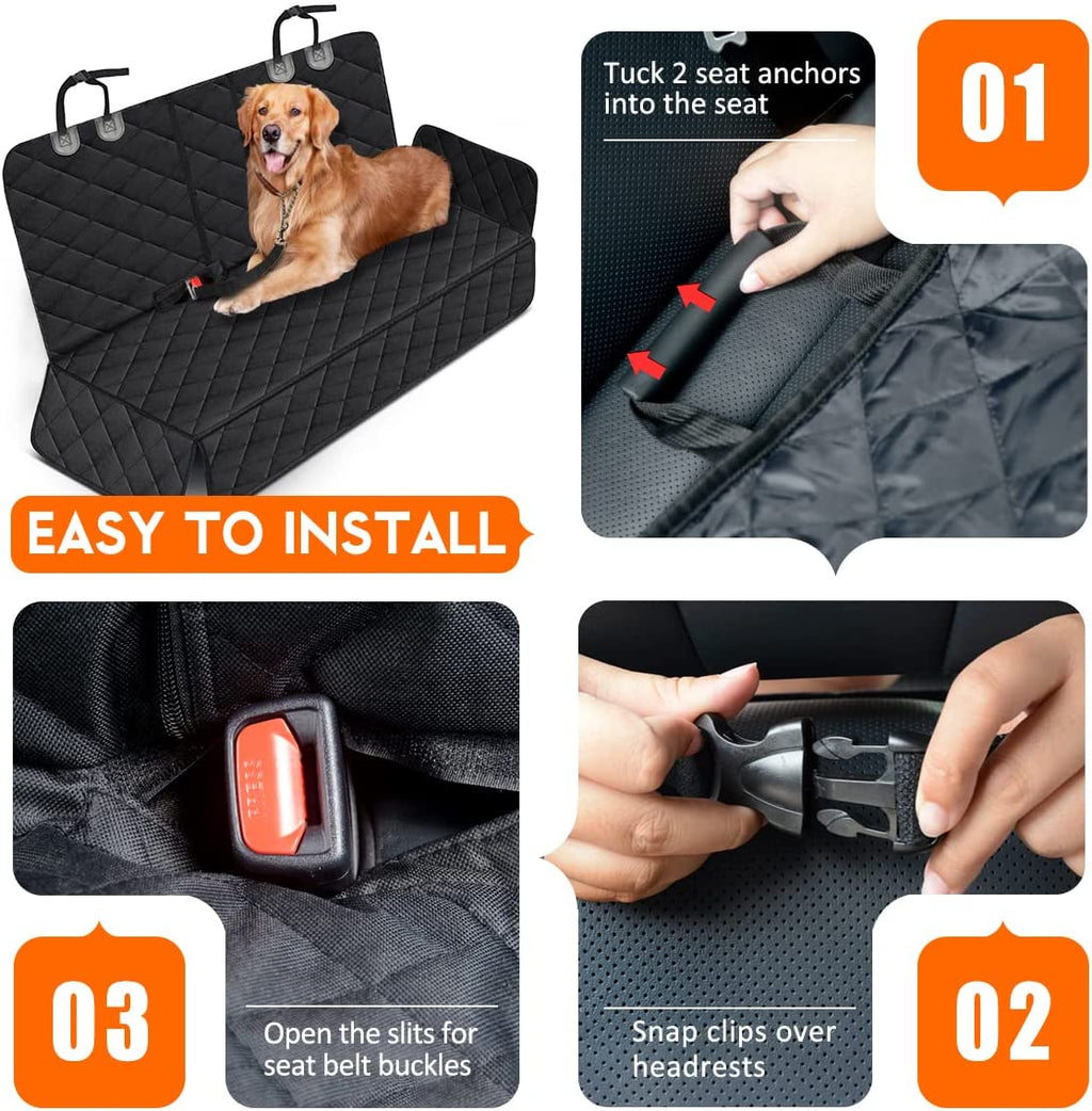 Ultimate Premium Dog Car Seat Cover - Protect Your Back Seat in Style!