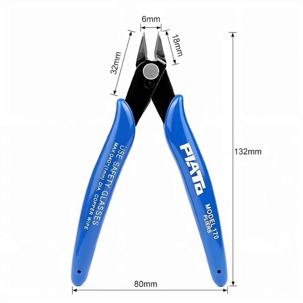 1/5/10/20Pcs PLATO 170 Wishful Clamp DIY Electronic Diagonal Pliers Side Cutting Nippers Wire Cutter 3D Printer Parts